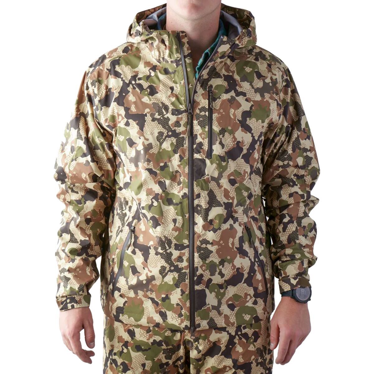 Duck Camp Squall 3L Ultralight Rain Jacket - Men's Wetland, M