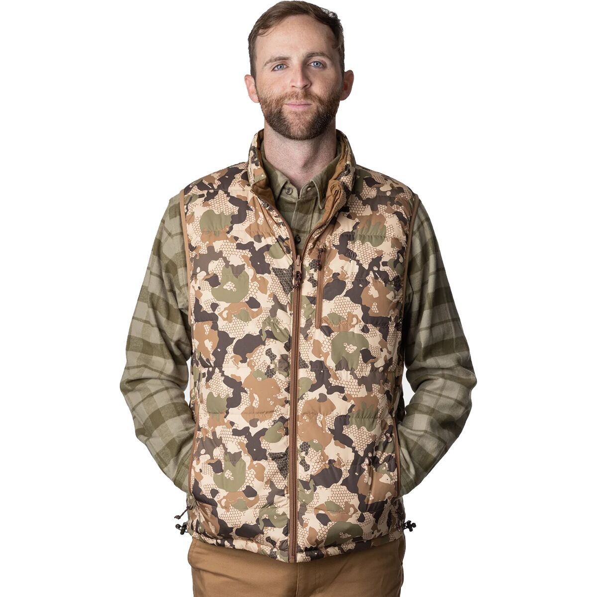 Duck Camp DryDown Reversible Vest - Men's Pintail/Wetland, M