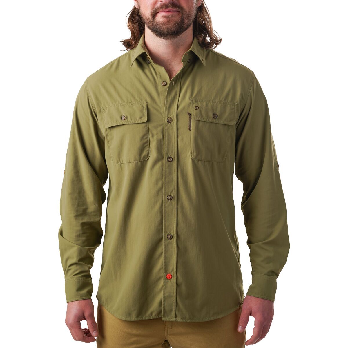 Duck Camp Lightweight Hunting Shirt - Men's Military Green, L