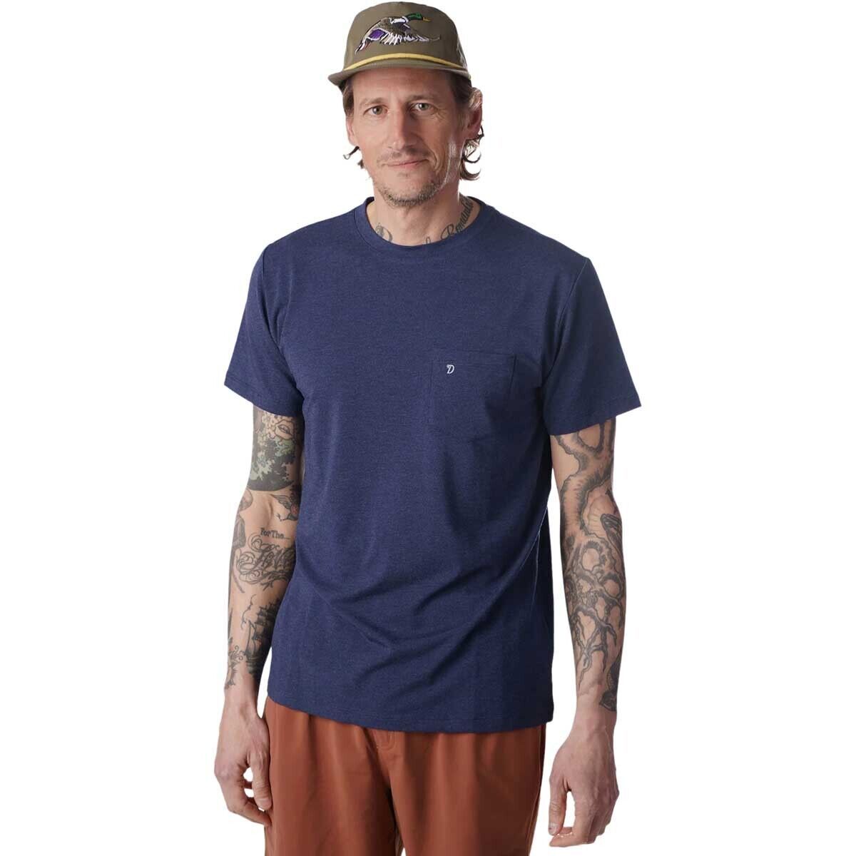 Duck Camp Original T-Shirt - Men's Heathered Faded Navy, 3XL