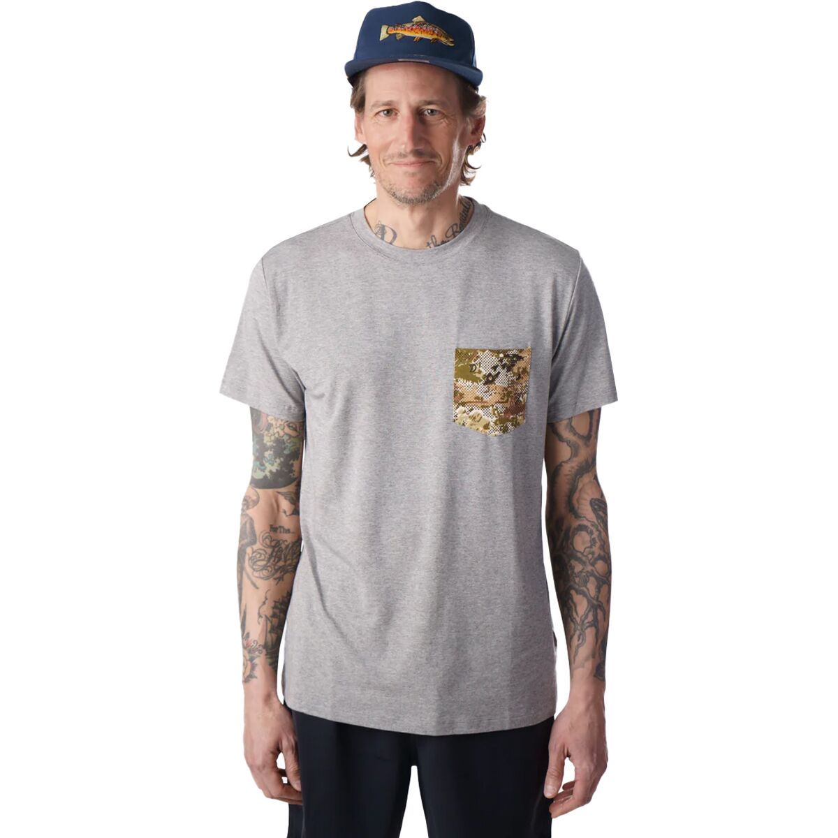 Duck Camp Original T-Shirt - Men's Heathered Silver King, M