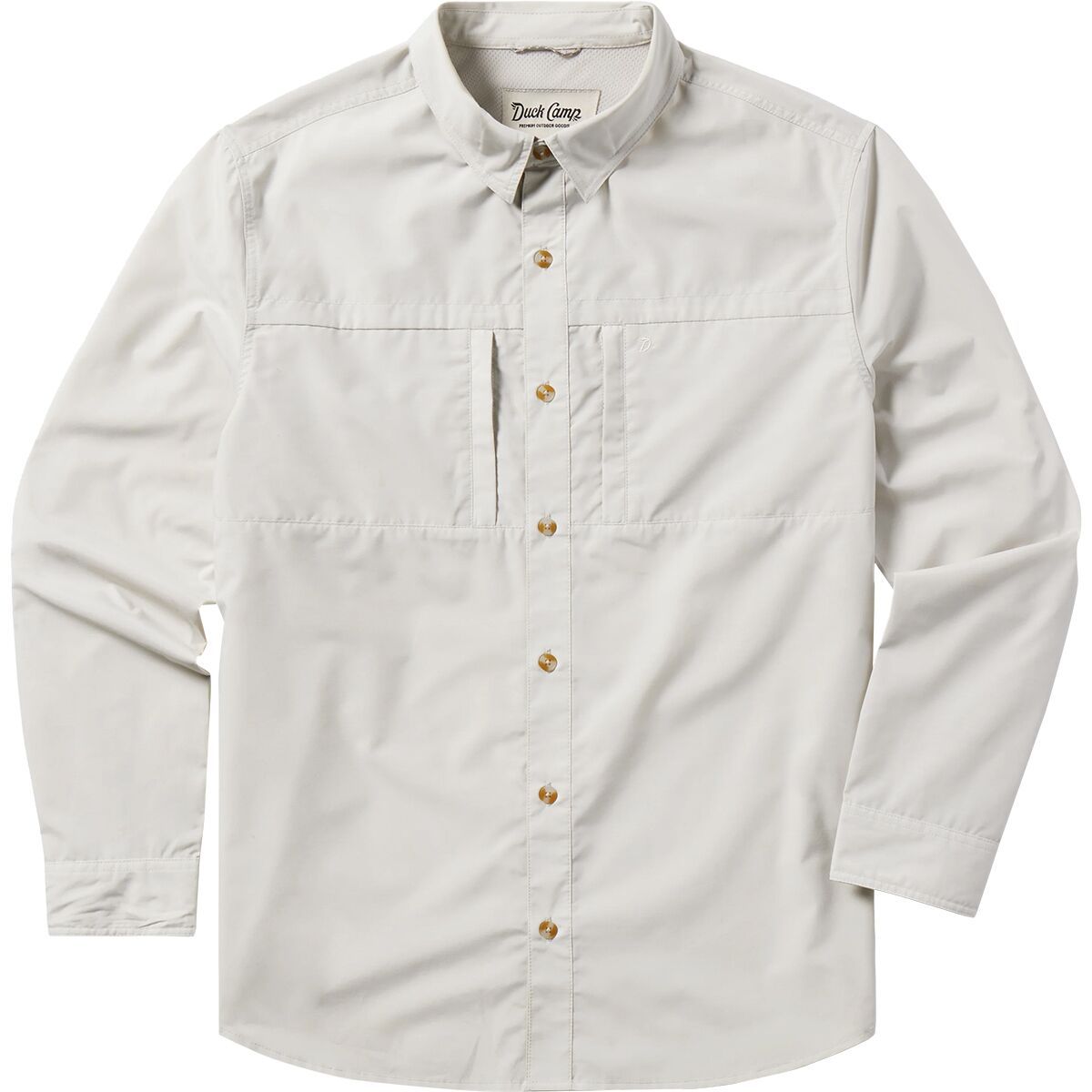 Duck Camp Helm Long-Sleeve Shirt - Men's Silver King, S