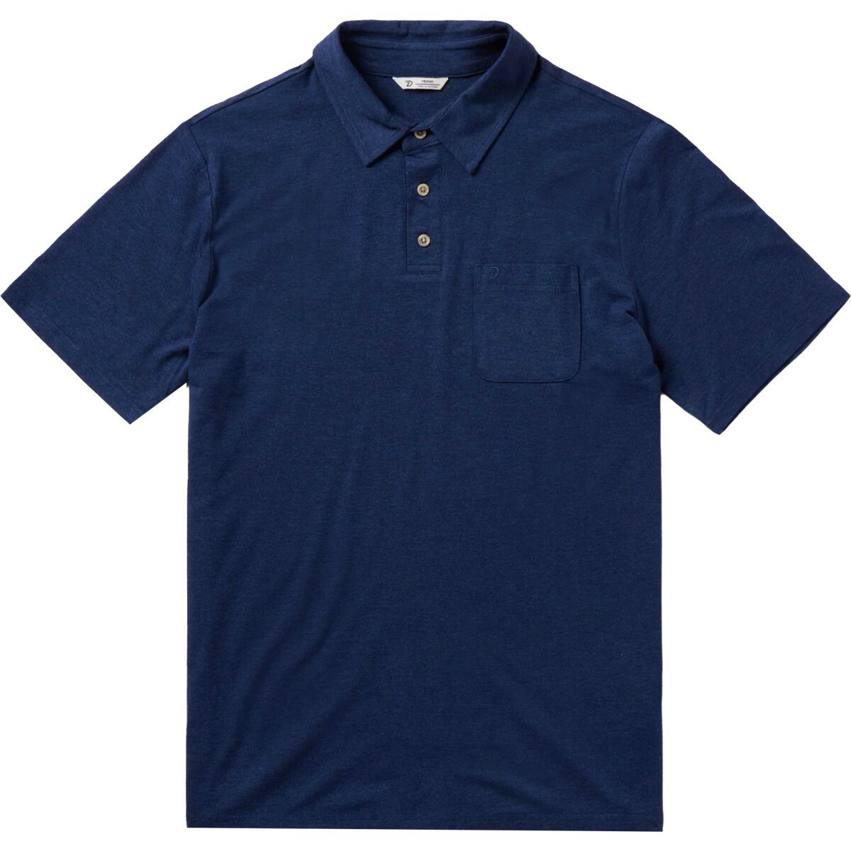 Duck Camp Original Bamboo Polo - Men's Heathered Faded Navy, XXL