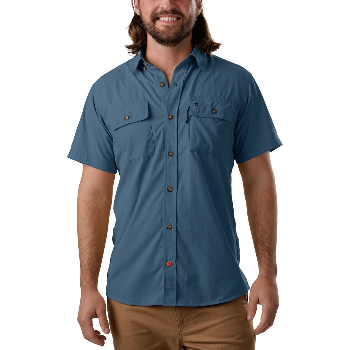 Duck Camp Lightweight Hunting Short-Sleeve Shirt - Men's Channel Blue, L