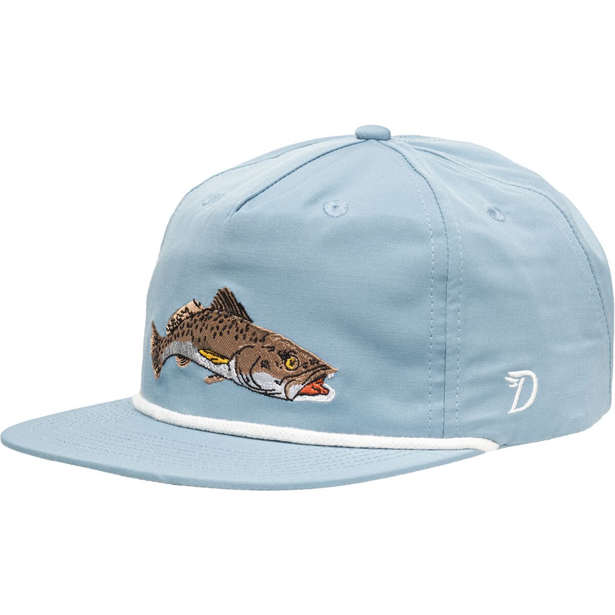 Duck Camp Grandpa Hat Speckled Trout/Gulf Grey, One Size