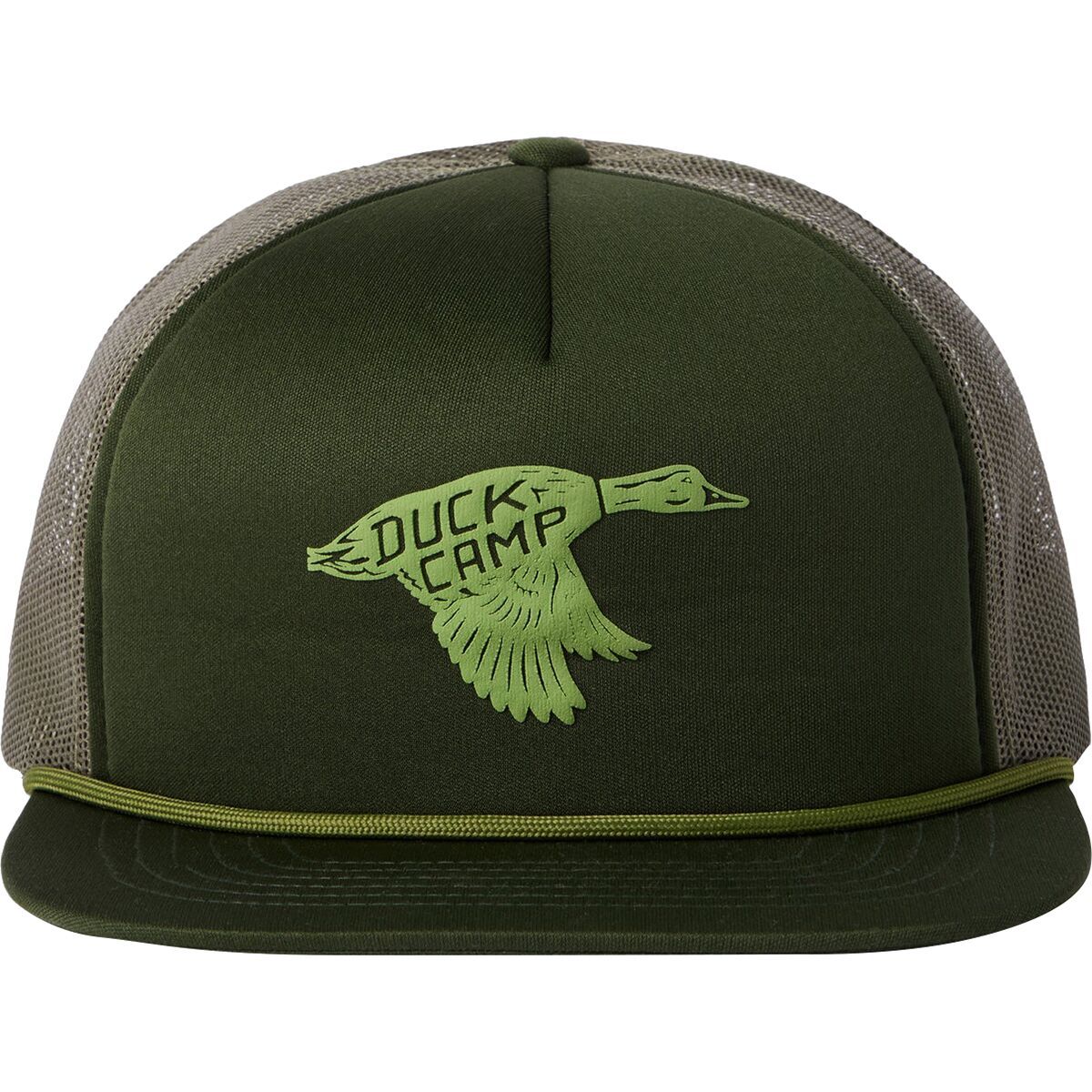 Duck Camp Mallard Retro Trucker Hat Forest Green, One Size