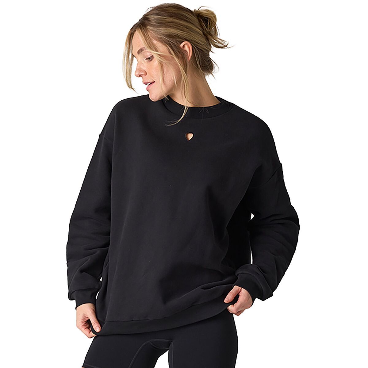 Image of Daughter Lessons Love Crew Sweatshirt - Women's Black, L