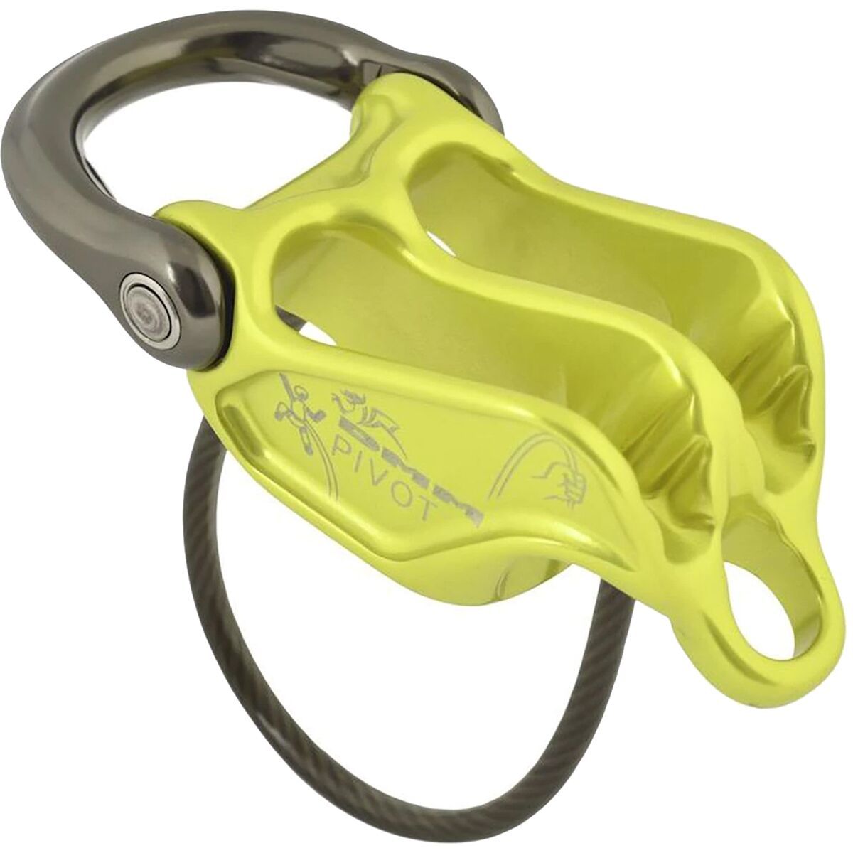 Image of DMM Pivot Belay Device Lime, One Size