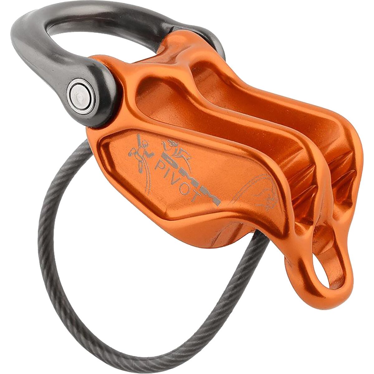 Image of DMM Pivot Belay Device Orange, One Size
