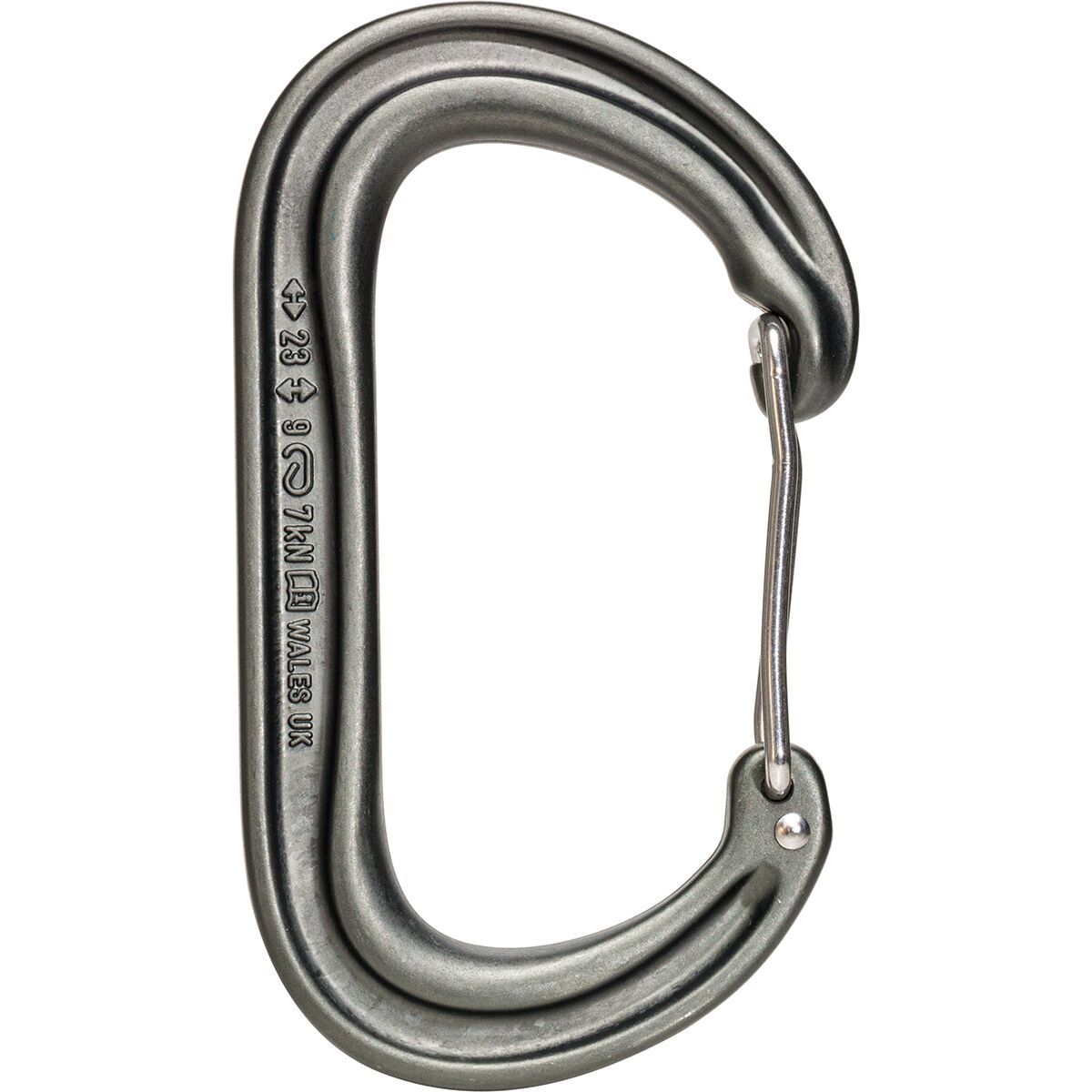 Image of DMM WallDO Carabiner Matte Grey, One Size