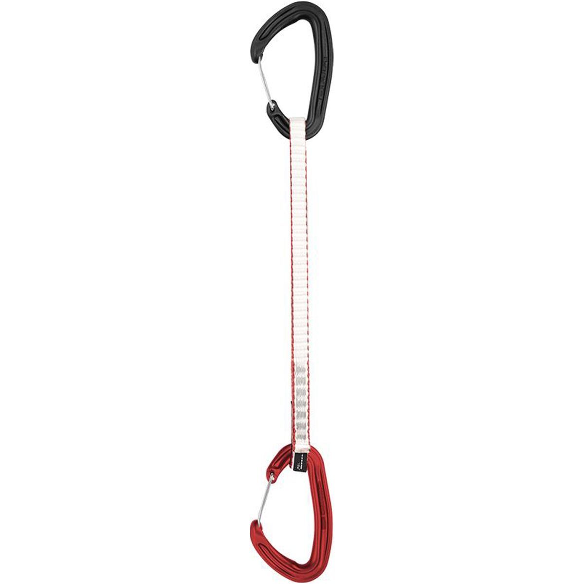 Image of DMM Alpha Wire Quickdraw Matt Grey/Red, 18cm