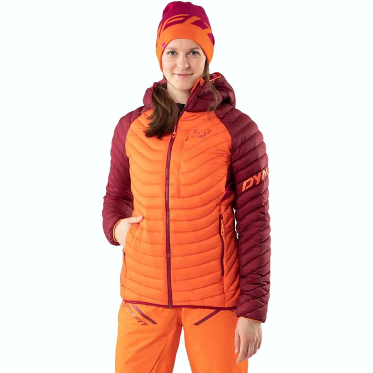 Dynafit Radical Hooded Down Jacket - Women's Beet Red/4120, M