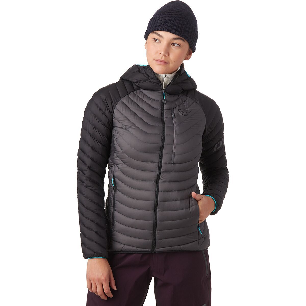 Dynafit Radical Hooded Down Jacket - Women's Black Out/0730, S