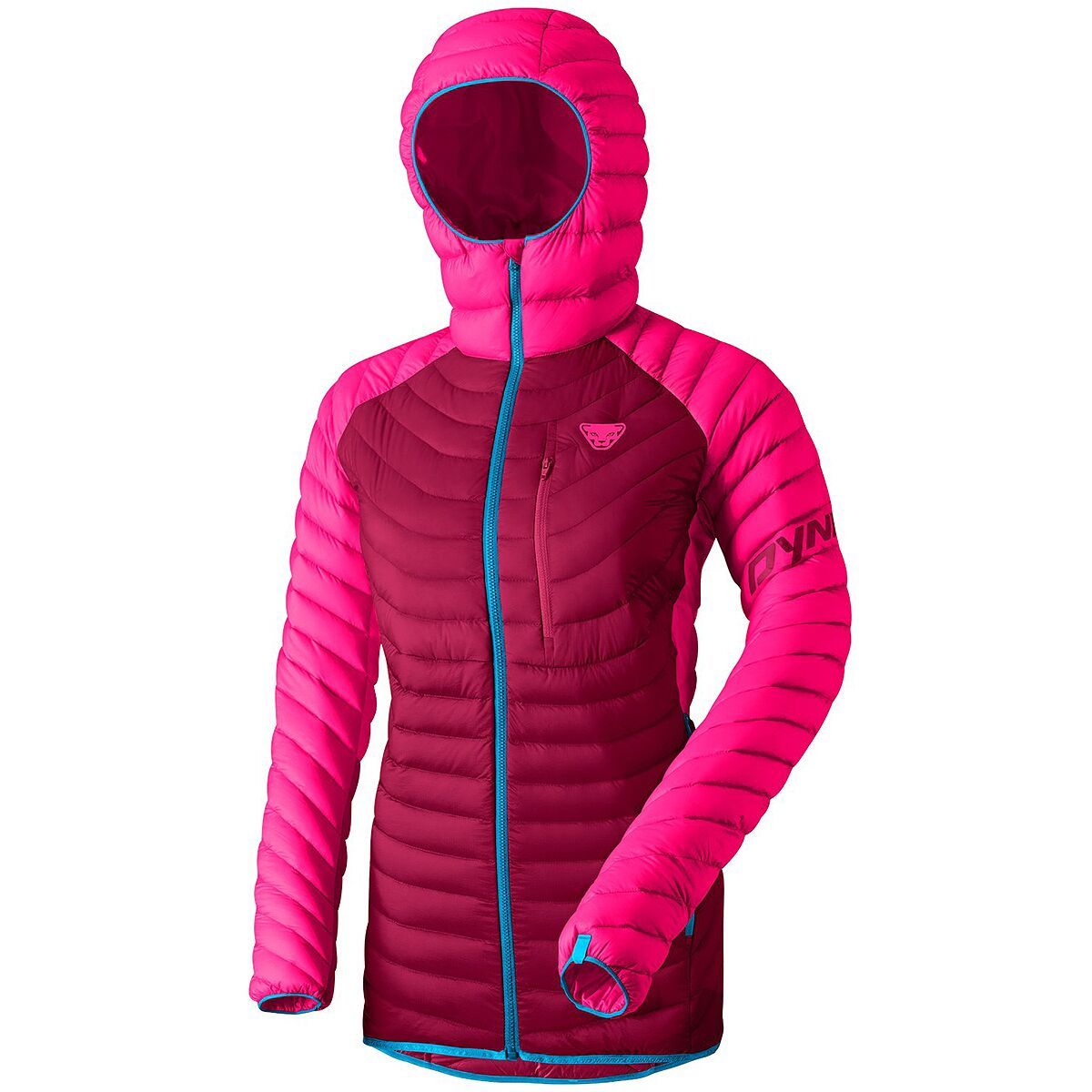Dynafit Radical Hooded Down Jacket - Women's Lipstick, XL