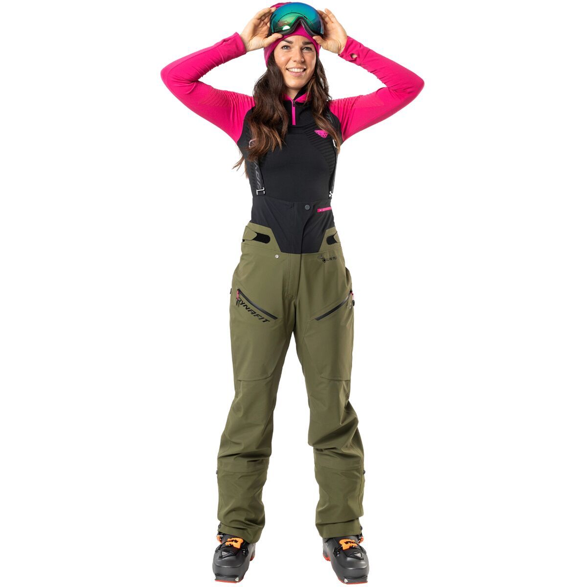 Dynafit Free GTX Pant - Women's Winter Moss/0910, S