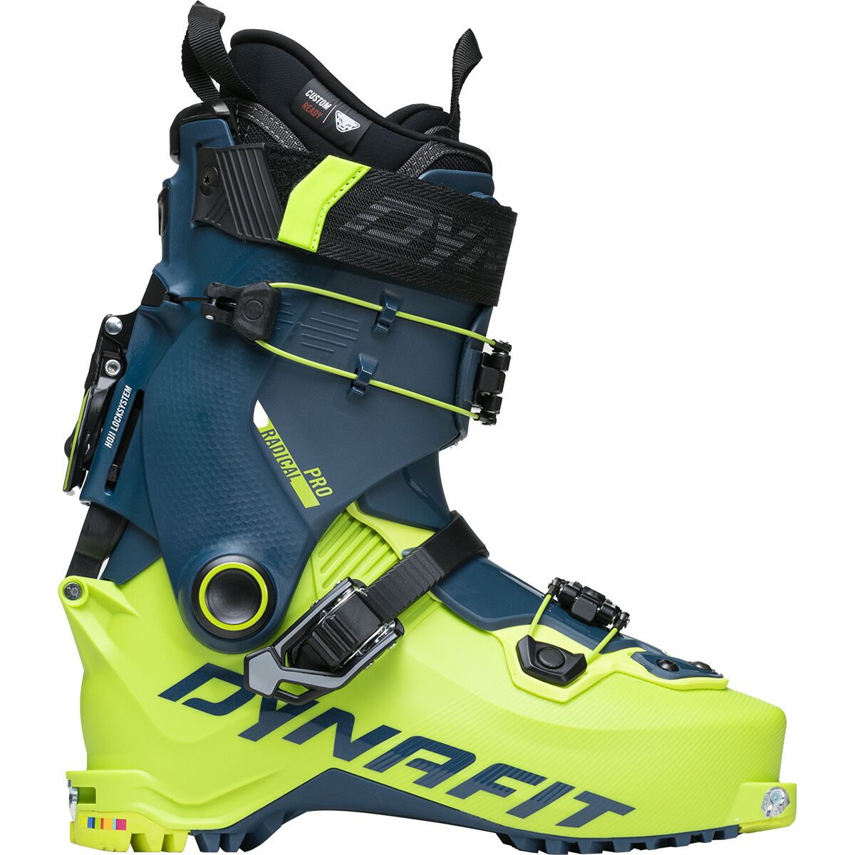 Image of Dynafit Radical Pro Alpine Touring Boot - 2023 Petrol/Lime Punch, 25.0
