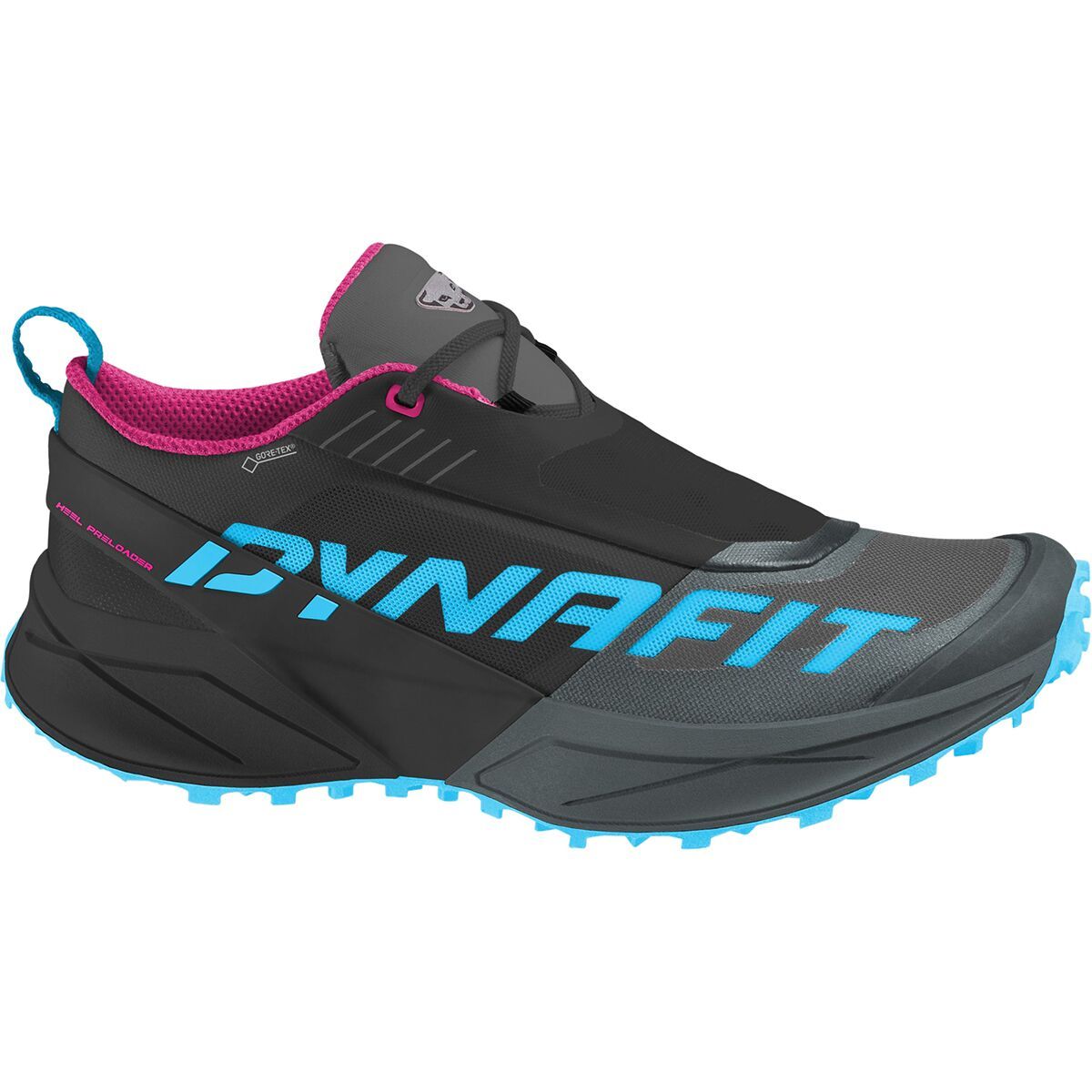 Dynafit Ultra 100 GTX Trail Running Shoe - Women's Black Out/Flamingo, 9.5