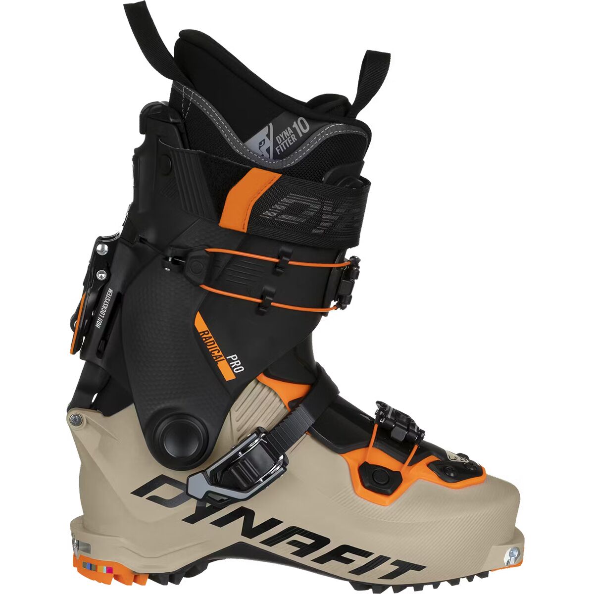 Image of Dynafit Radical Pro Alpine Touring Boot - 2026 Rock Khaki/Fluo Orange, 31.5