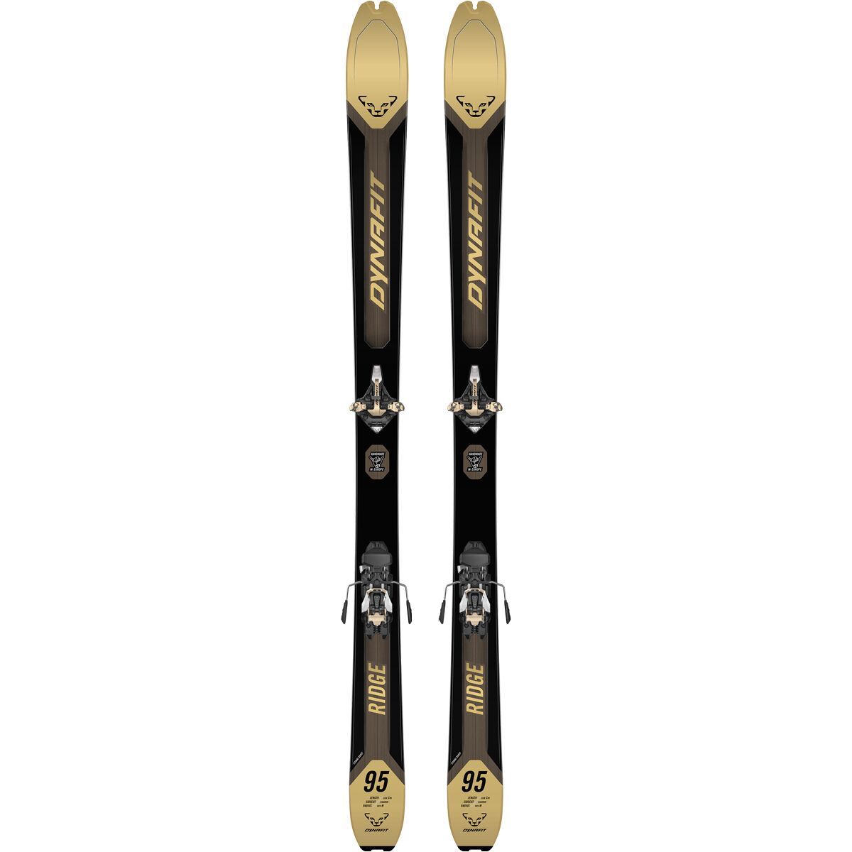 Dynafit Ridge 95 Ski - 2025 Black Out/Gold, 176cm