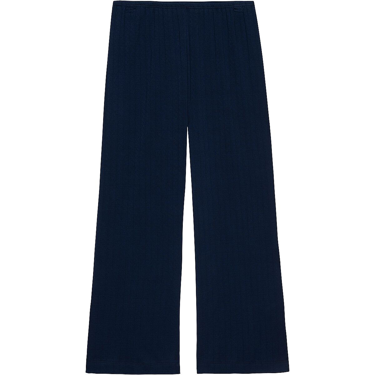 Image of Donni The Pointelle Simple Crop Pant - Women's Navy, M