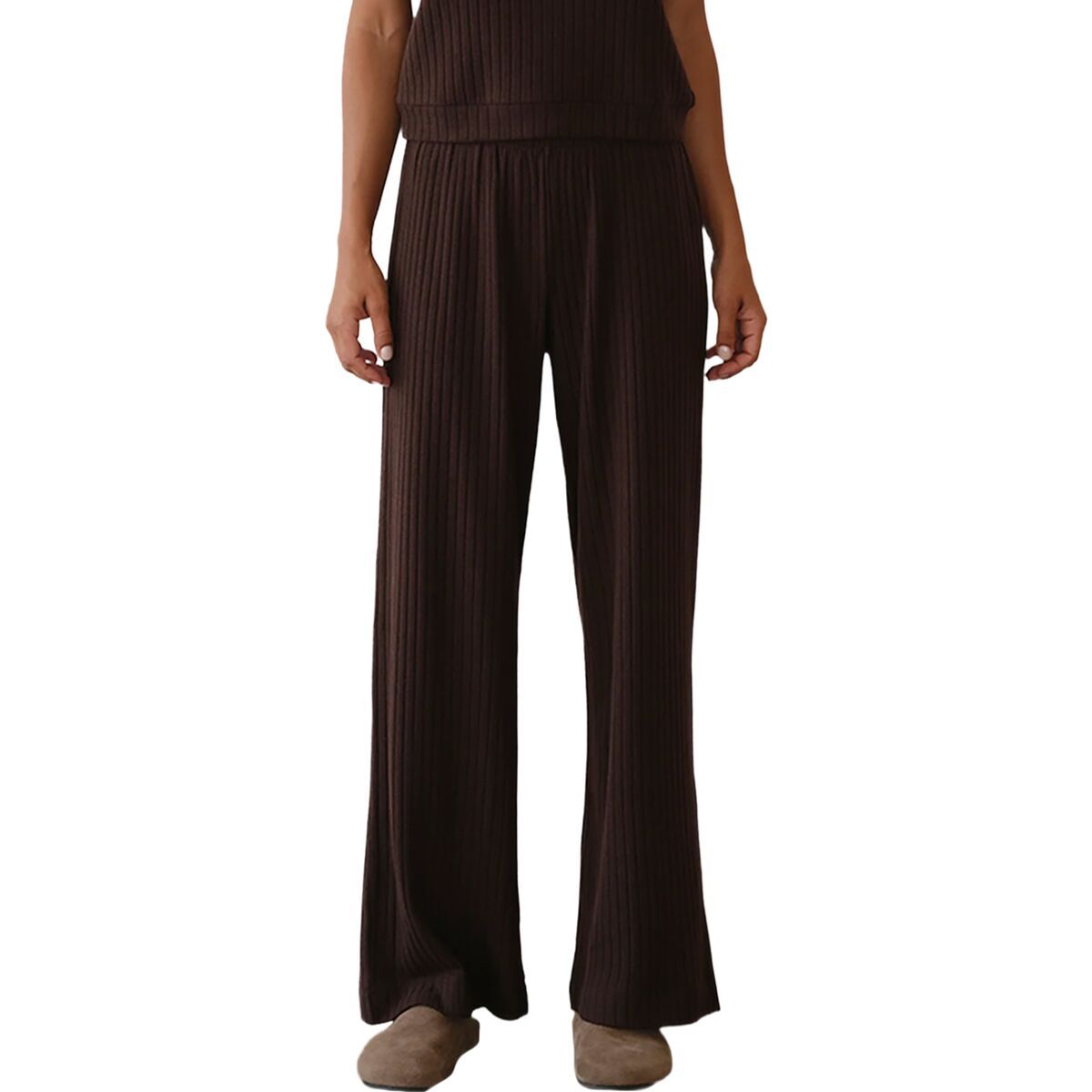 Donni The Sweater Rib Simple Pant - Women