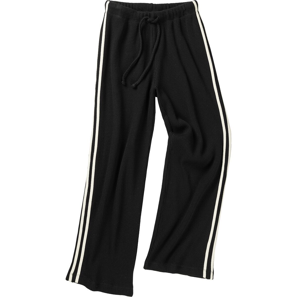 Image of Donni The Thermal Stripe Crop Pant - Women's Jet, XS