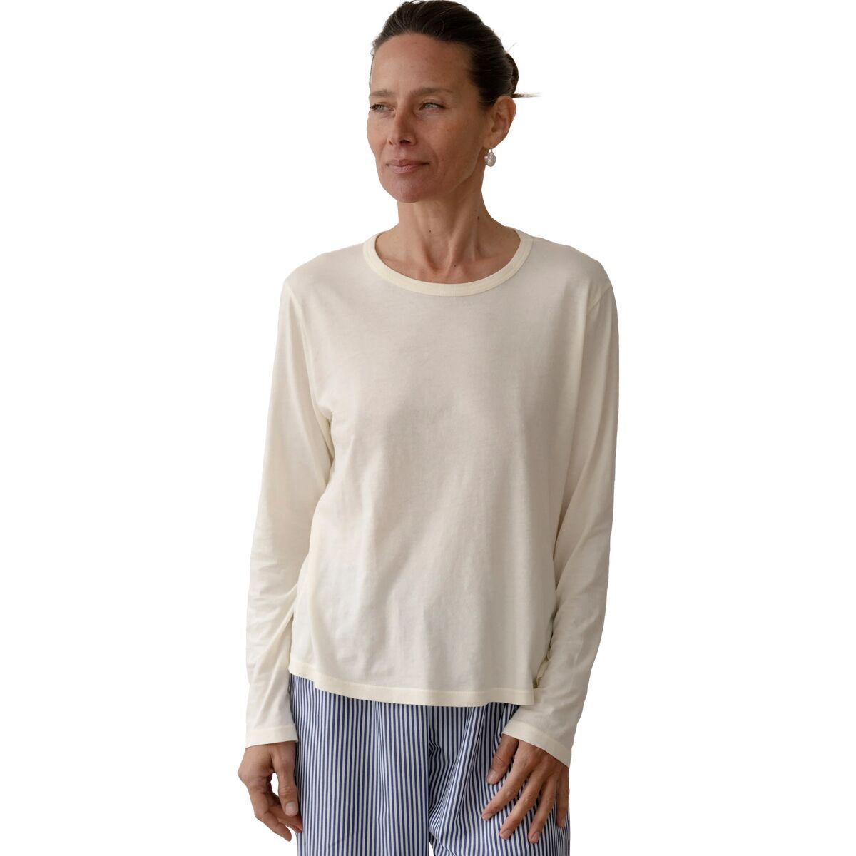 Donni The Jersey Long-Sleeve Top - Women's Creme, S