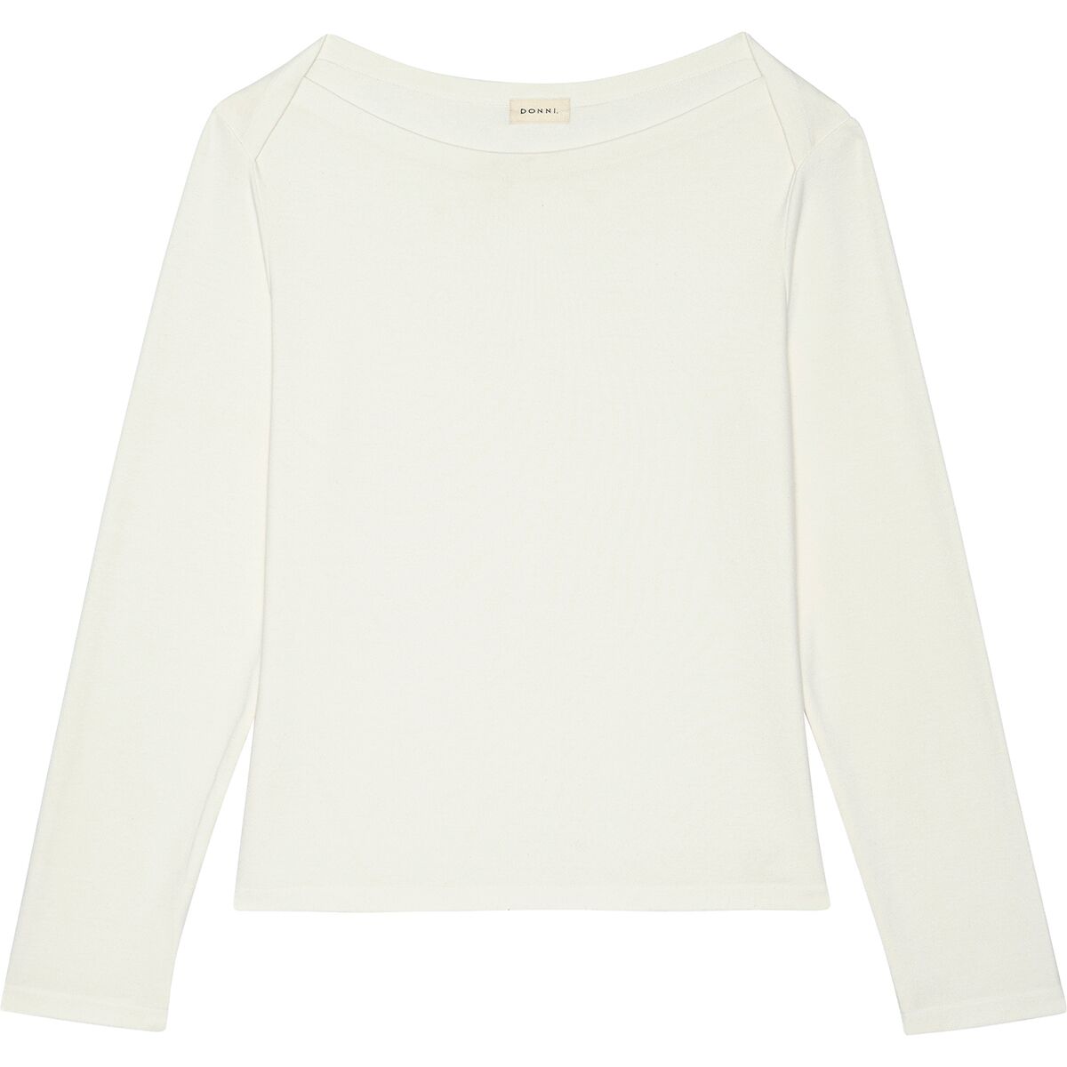 Image of Donni The Baby Rib Envelope Top - Women's Creme, M
