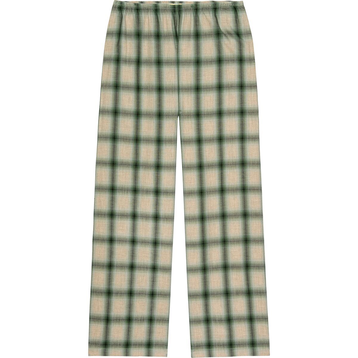 Image of Donni The Plaid Flannel Crop Simple Pant - Women's Oregano, M