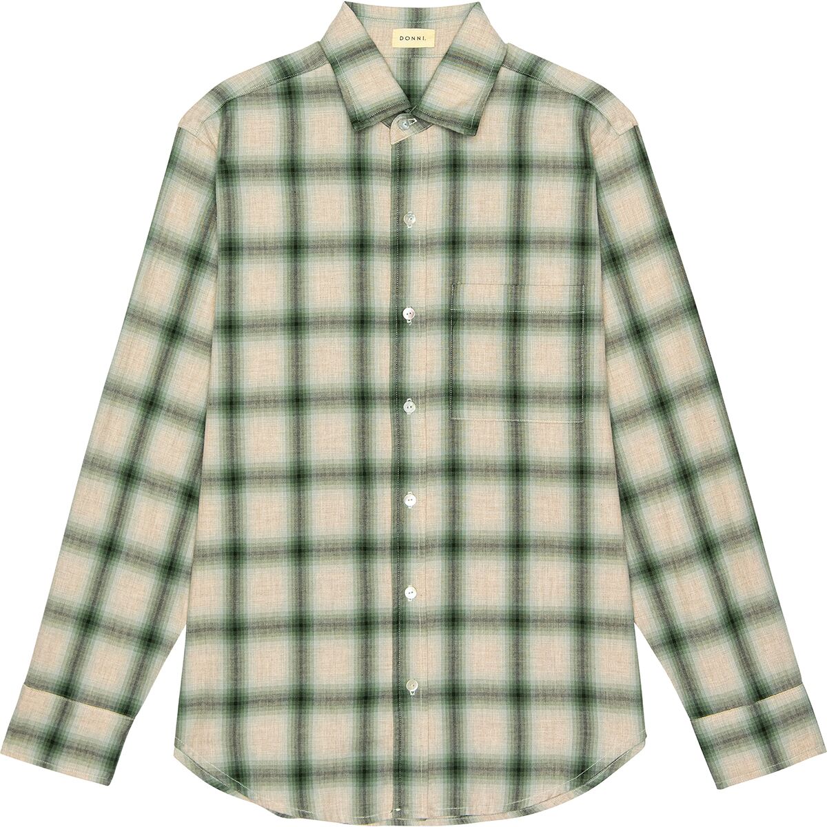 Image of Donni The Plaid Flannel Shirt - Women's Oregano, S