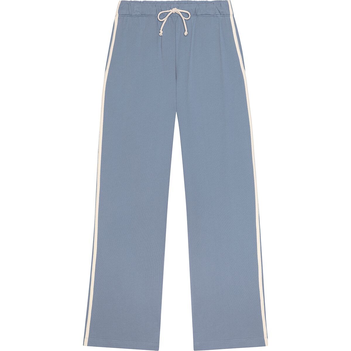 Image of Donni The Eco-Terry Stripe Pant - Women's CornFlower, M