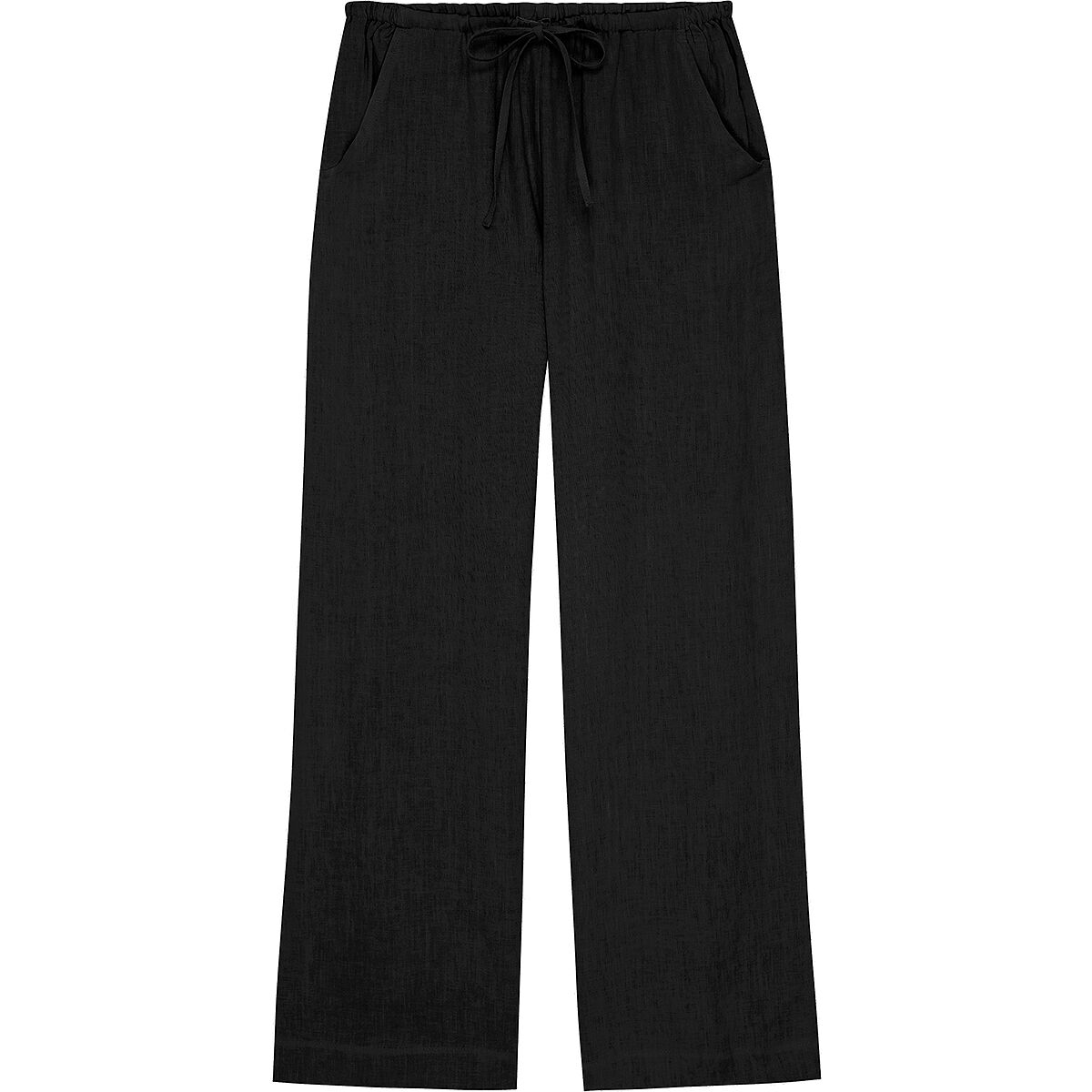 Donni Donni The Linen Drawstring Pant - Women's Jet, XL