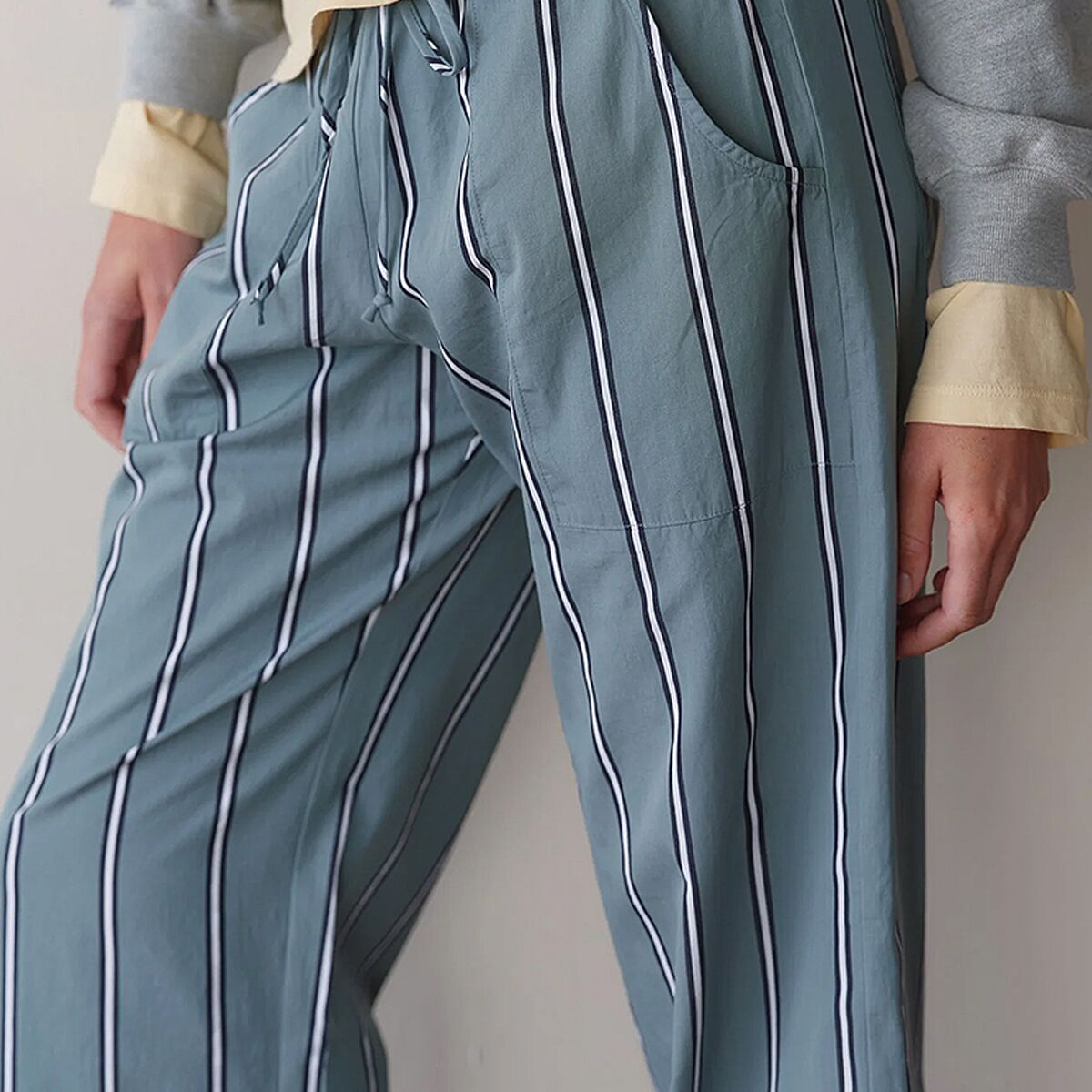 Donni The Pop Stripe Drawstring Pant - Women's | eBay