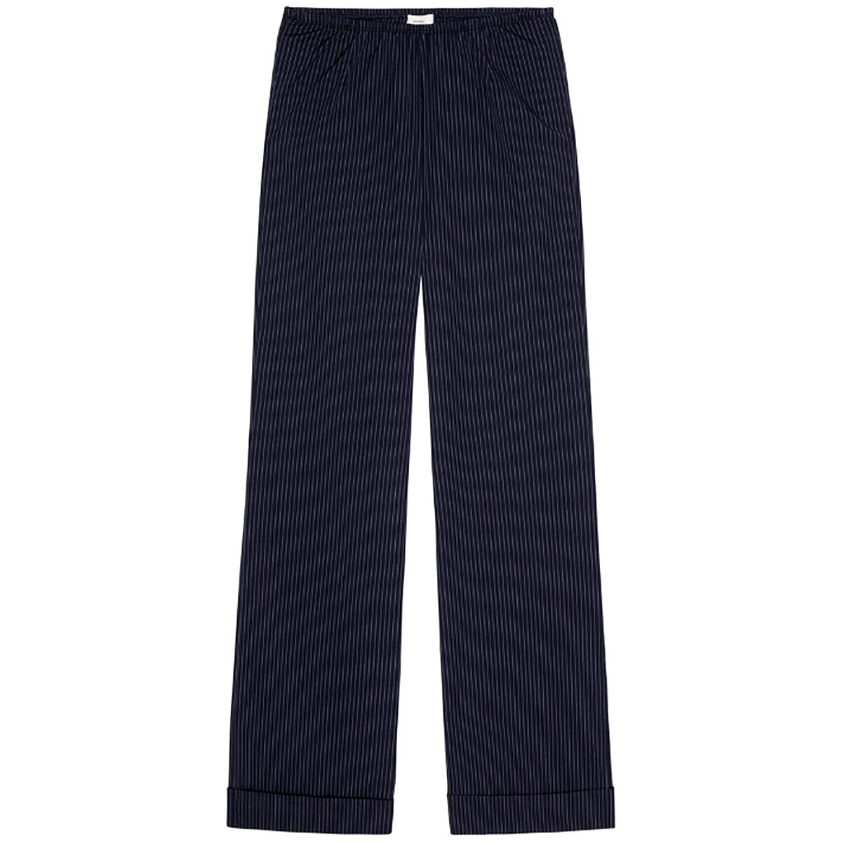 Image of Donni The Pop Pinstripe Simple Pant - Women's Navy, S