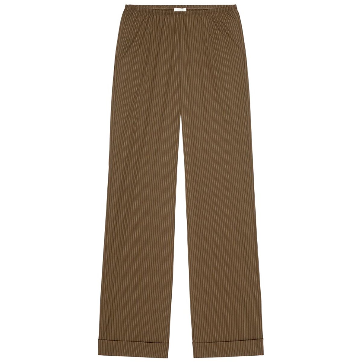 Image of Donni The Pop Pinstripe Simple Pant - Women's Walnut, S