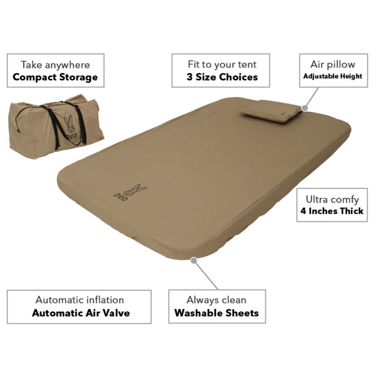 DOD Outdoors Soto Sleeping Pad - Hike & Camp