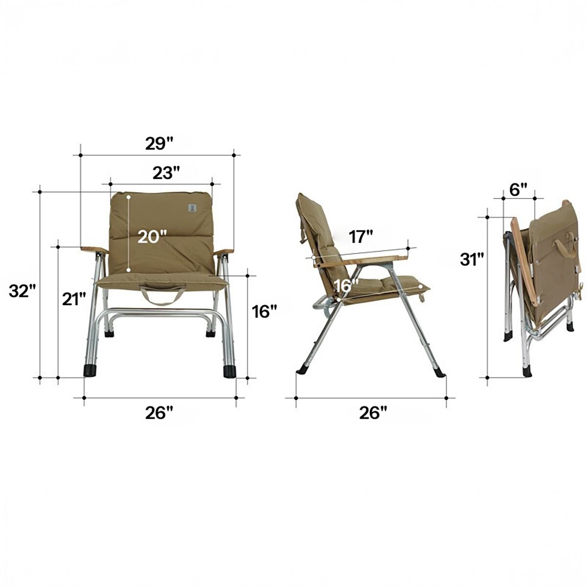 DOD Outdoors Yutori Chair - Hike & Camp
