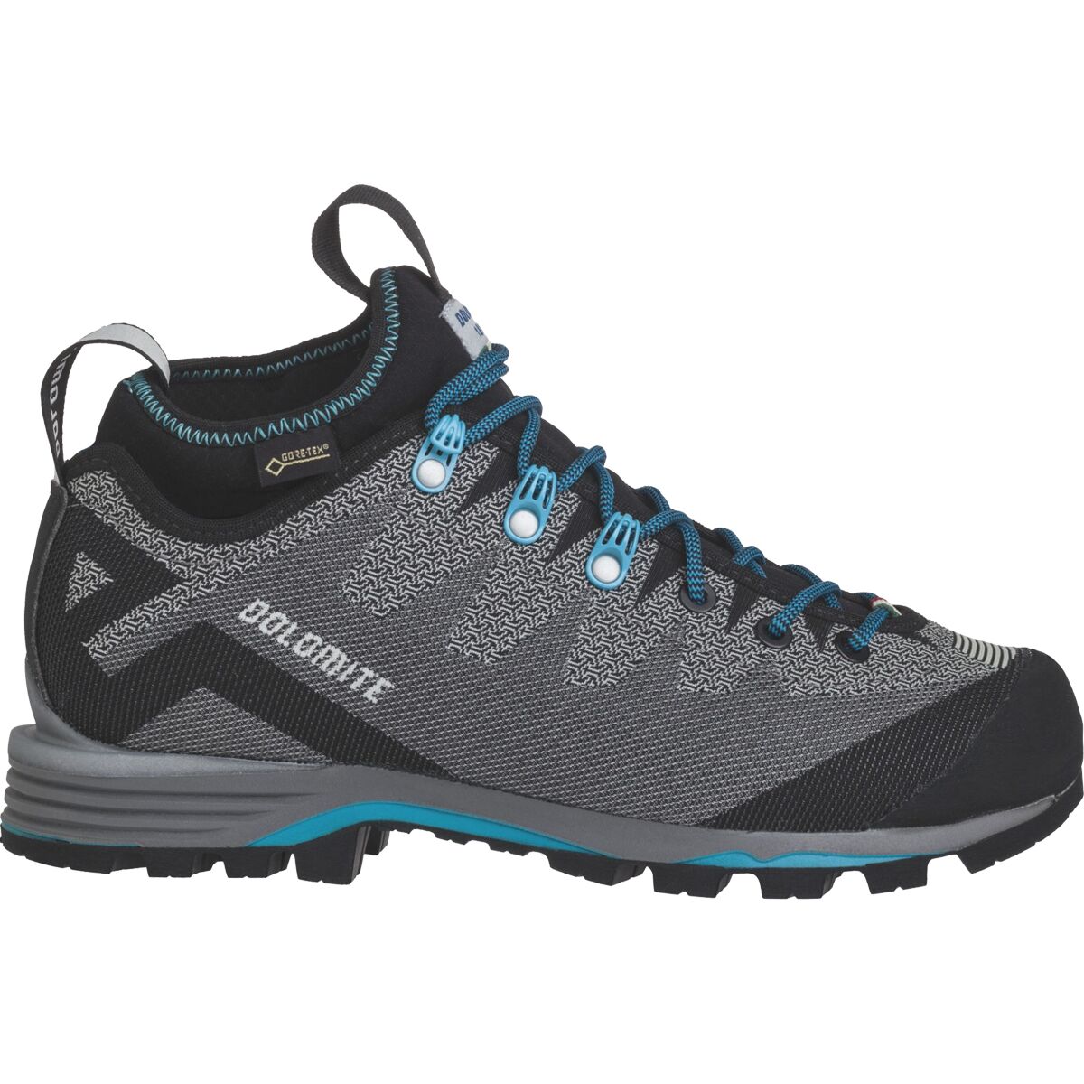 Image of Dolomite Veloce GTX Shoe - Women's Pewter Grey/Lake Blue, 7.0