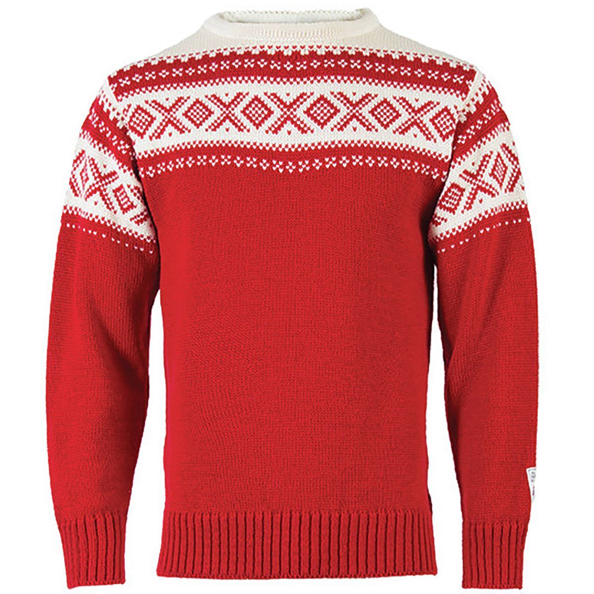 Image of Dale of Norway Cortina 1956 Sweater Raspberry/Off White, S