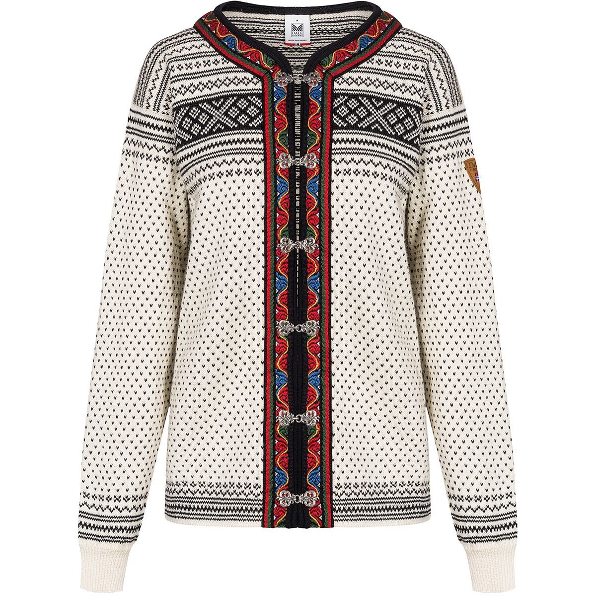 Image of Dale of Norway Setesdal Uni Jacket - Men's Off White/Black, L