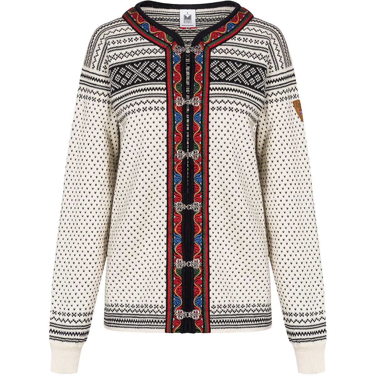 Dale of Norway Dale of Norway Setesdal Uni Jacket - Men's Off White/Black, L