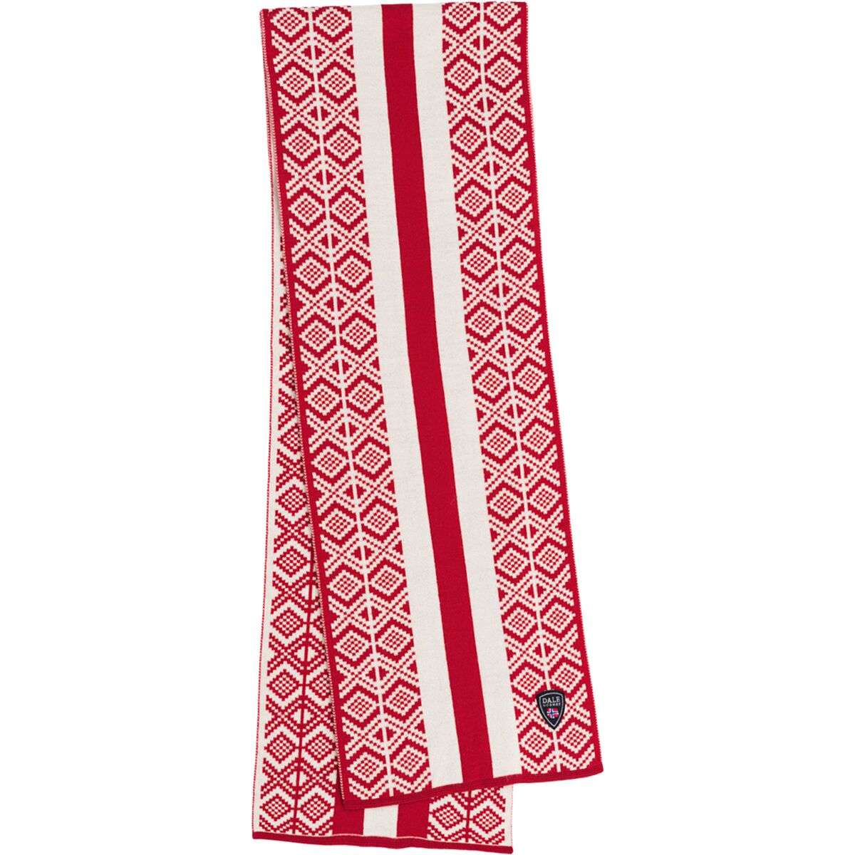Dale of Norway Dale of Norway Kvitegga Scarf Raspberry/Offwhite, One Size
