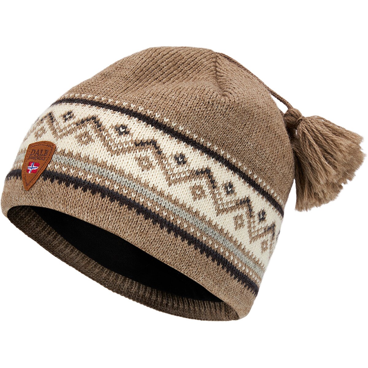 Image of Dale of Norway Vail Hat Mountainstone/Offwhite/Coffee, One Size