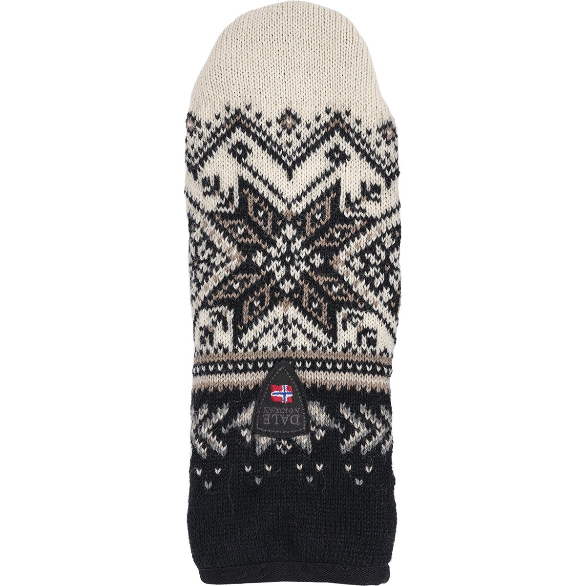 Image of Dale of Norway Vail Polar Mittens Black/Offwhite/SandMel, L