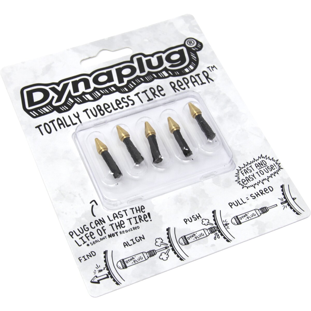 Image of Dynaplug Tire Repair Plugs Soft Pointed Nose Tip, 5 Pack, One Size