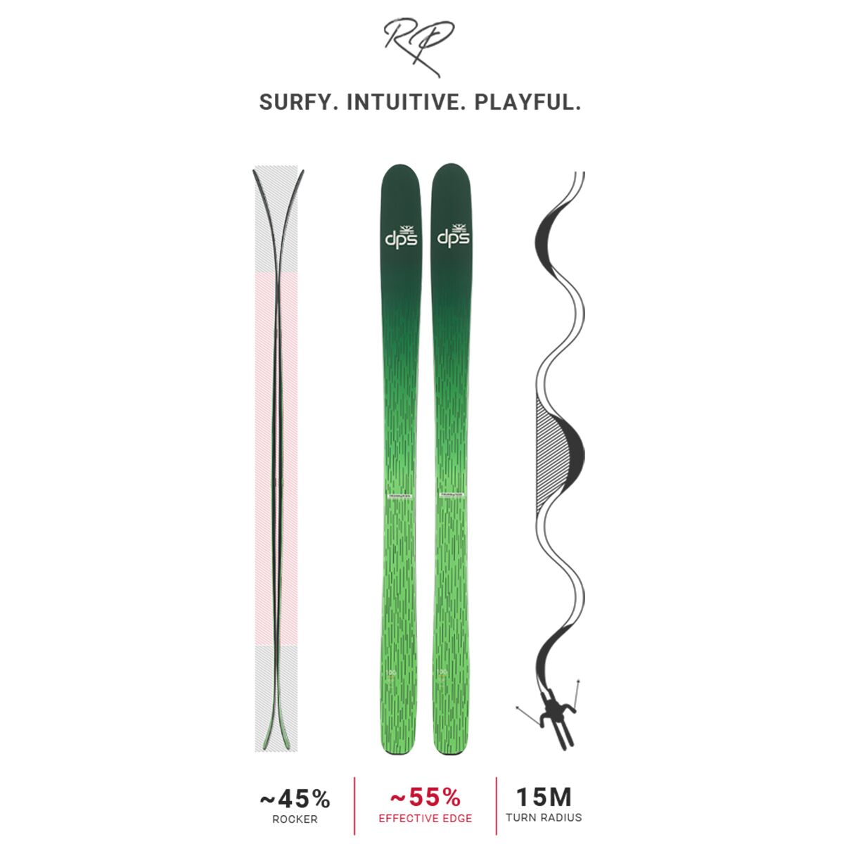 DPS Skis 100RP Foundation Ski - 2023 - Ski