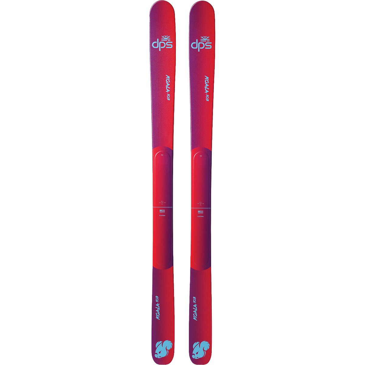 Image of DPS Skis Koala 103 Ski - 2027 Red, 176cm