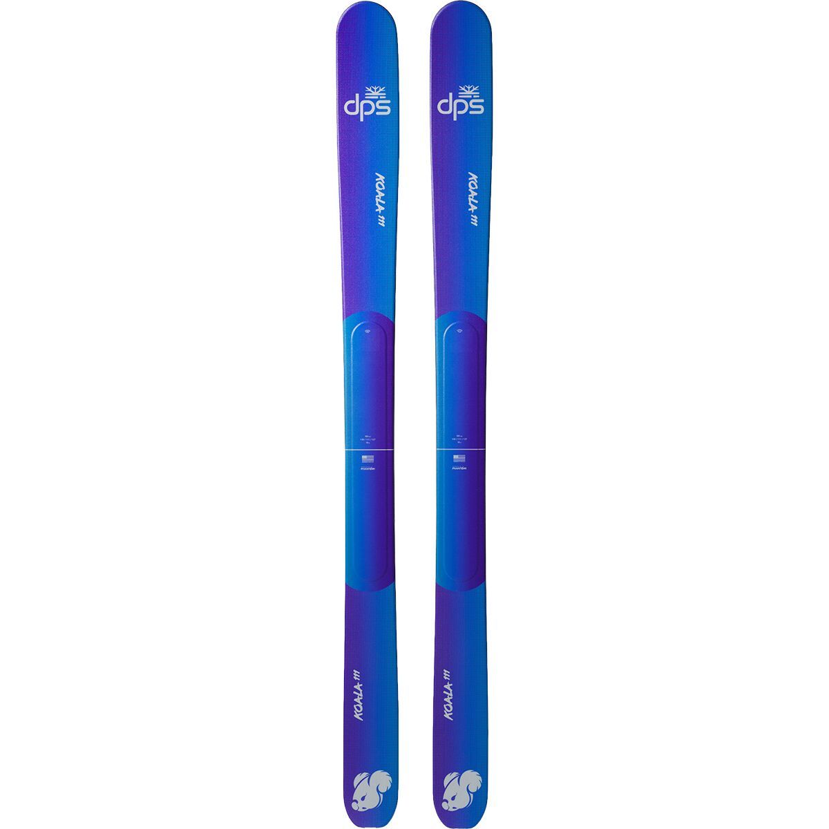 Image of DPS Skis Koala 111 Ski - 2026 Electric Blue, 176cm