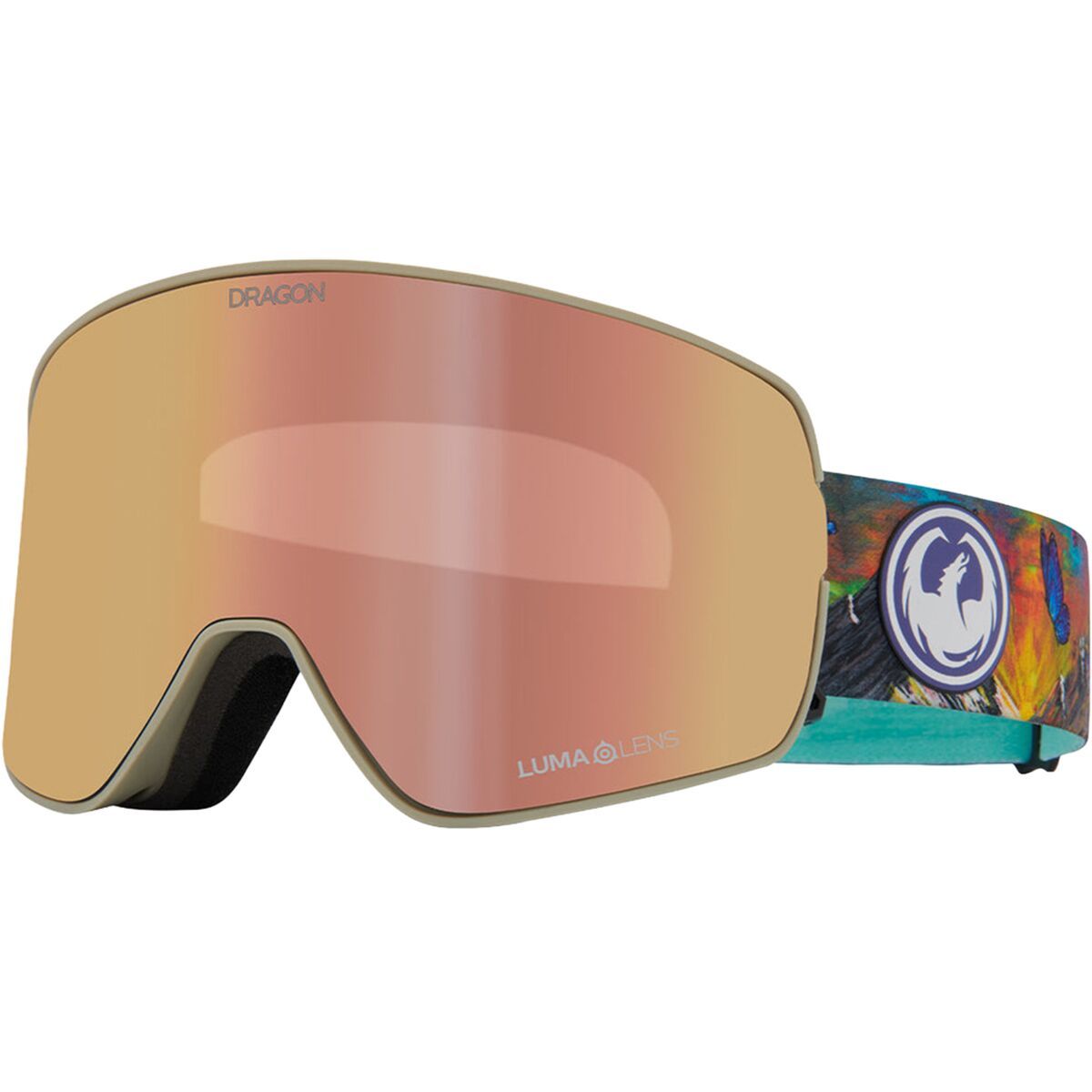 Image of Dragon NFX2 Goggles Fasani 25/Lumalens Rosegold Ion, One Size