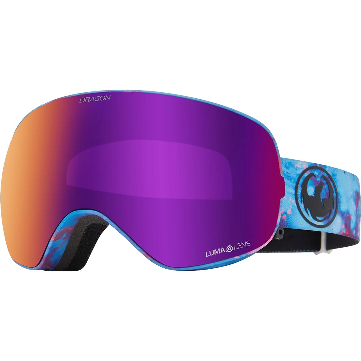 Dragon Dragon X2s Goggles Amethyst/LL Rosegold Ion, One Size